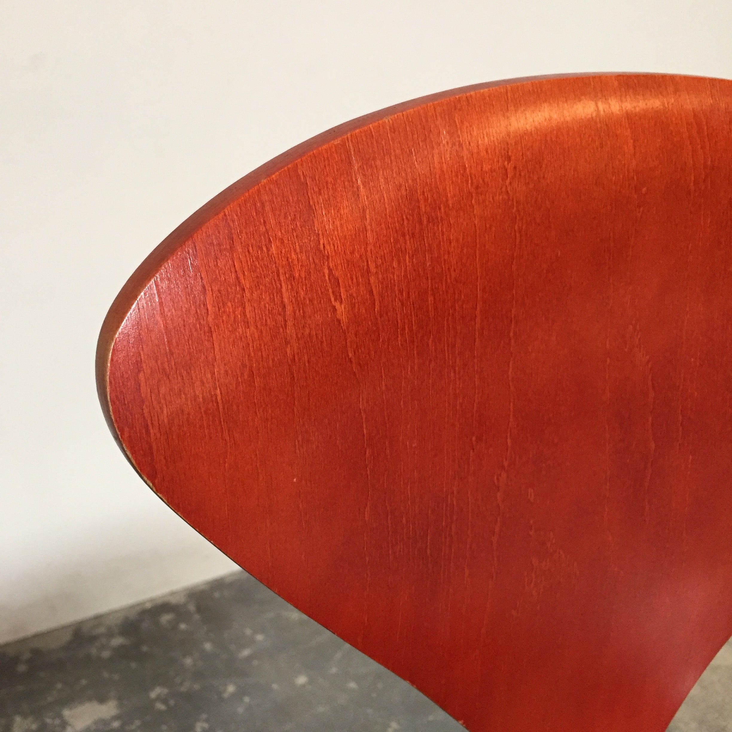 A pair of Cherner Counter Stools on a white background by Cherner Chair Company.