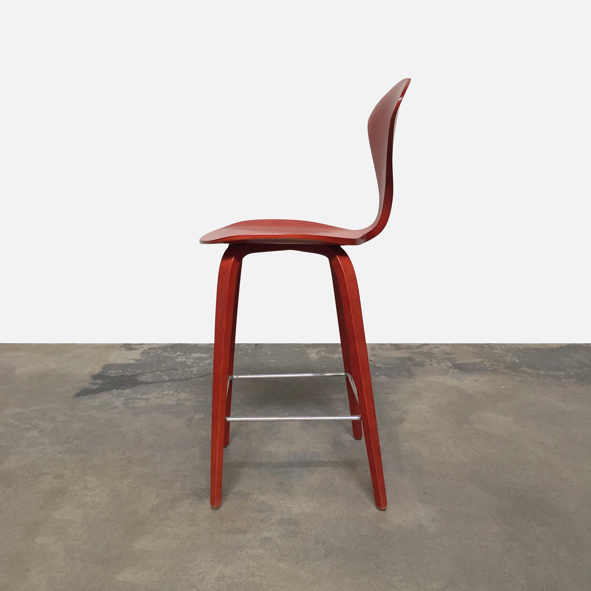 A pair of Cherner Counter Stools on a white background by Cherner Chair Company.