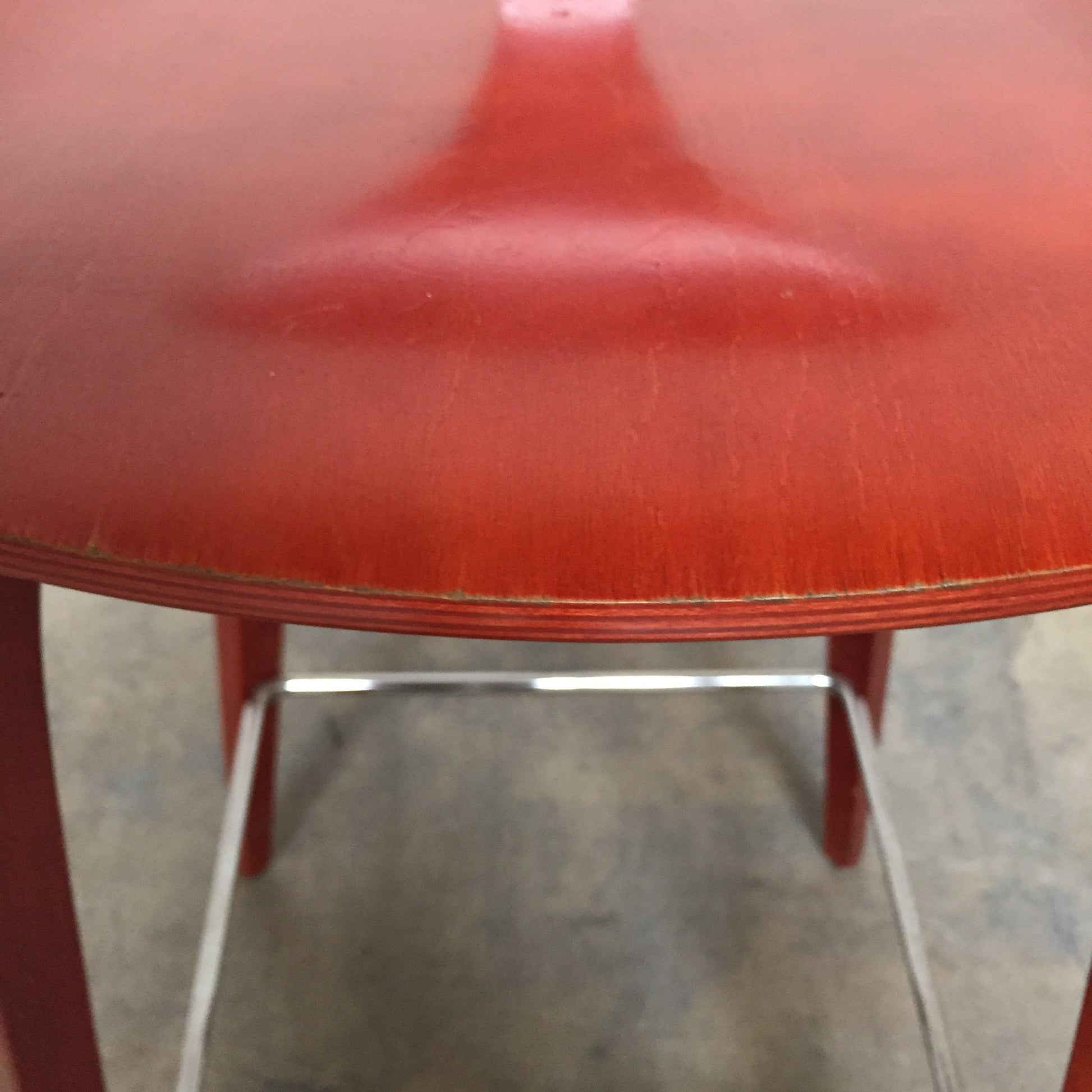 A pair of Cherner Counter Stools on a white background by Cherner Chair Company.