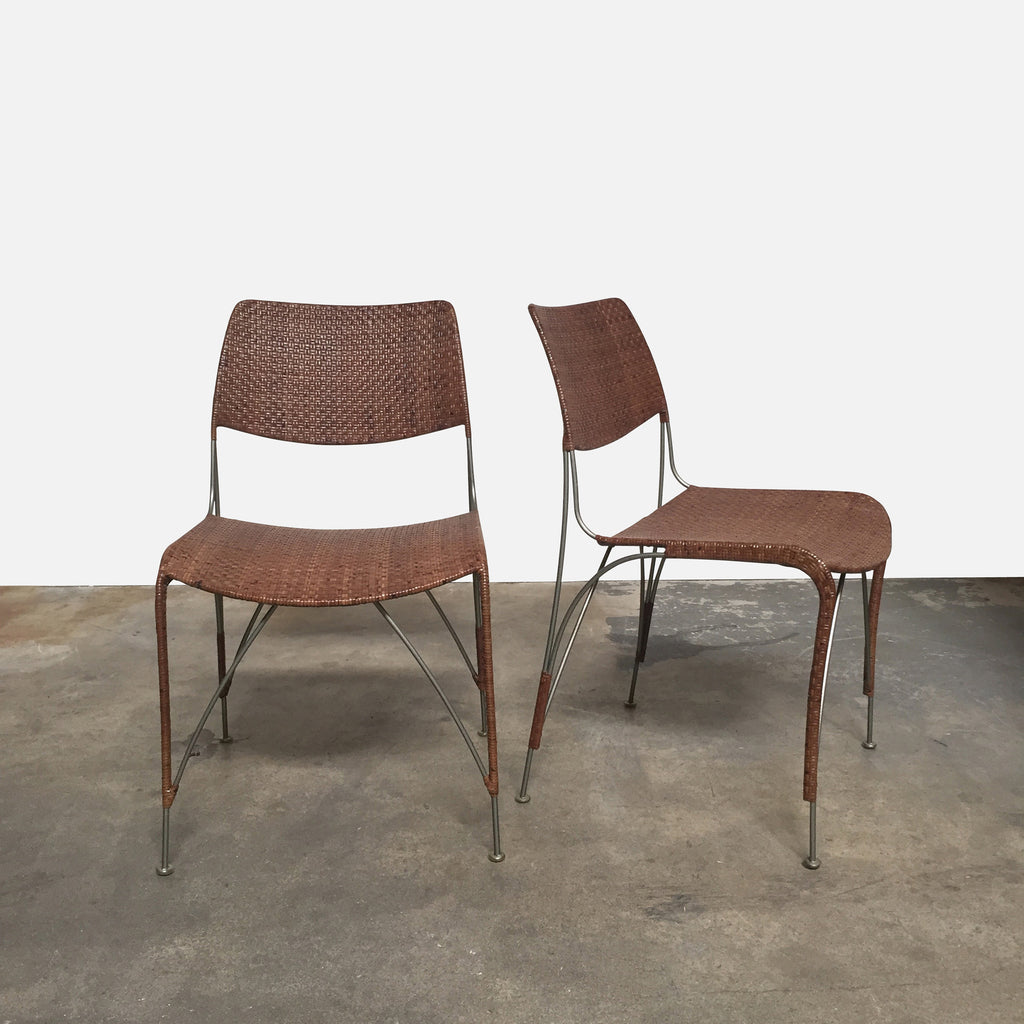 Rattan Dining Chairs (Set of 2), Dining Chair - Modern Resale