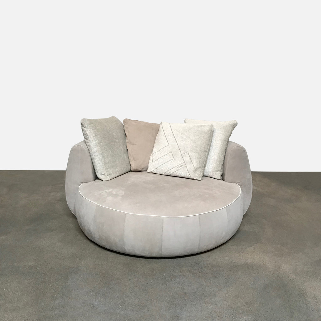 Moony Swivel Sofa, Swivel Chair - Modern Resale