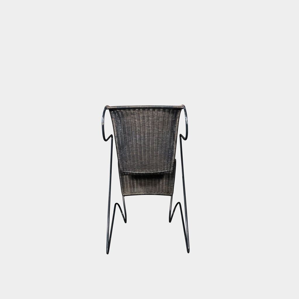 Zigzag Wicker Armchair, Armchair - Modern Resale