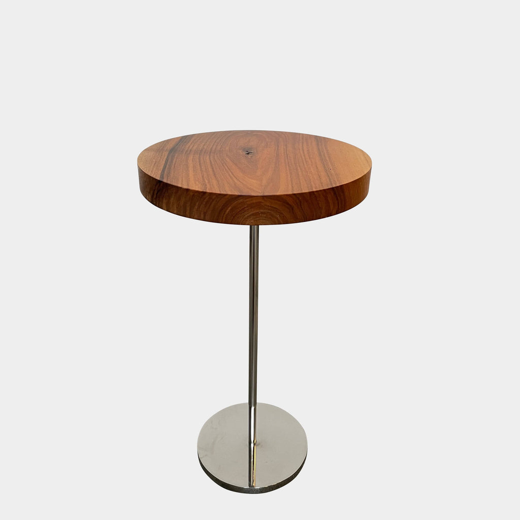 Chanterelle Pedestal Side Table, Accent Tables - Modern Resale