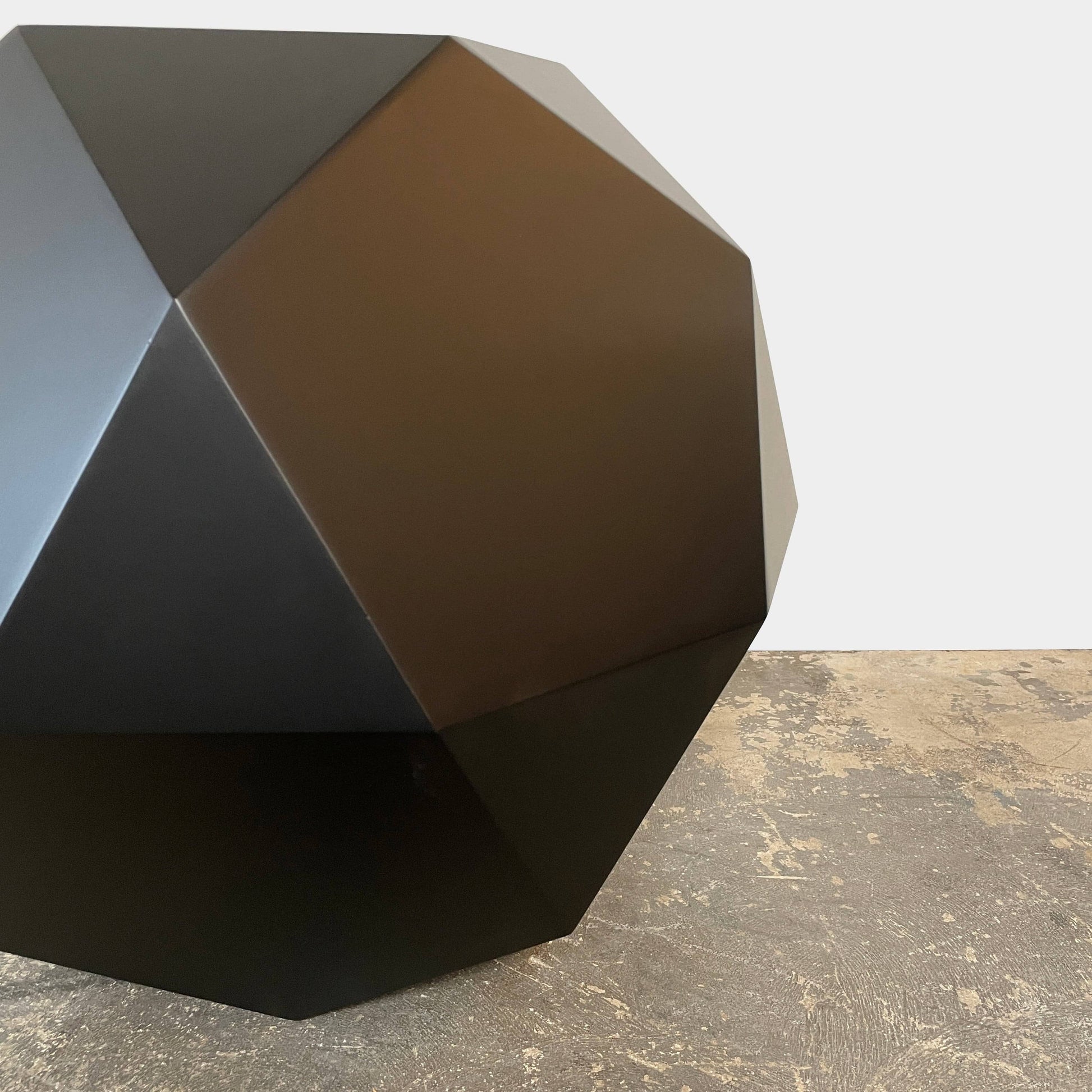 A Wyatt Studio geometric indoor planter on a white background.