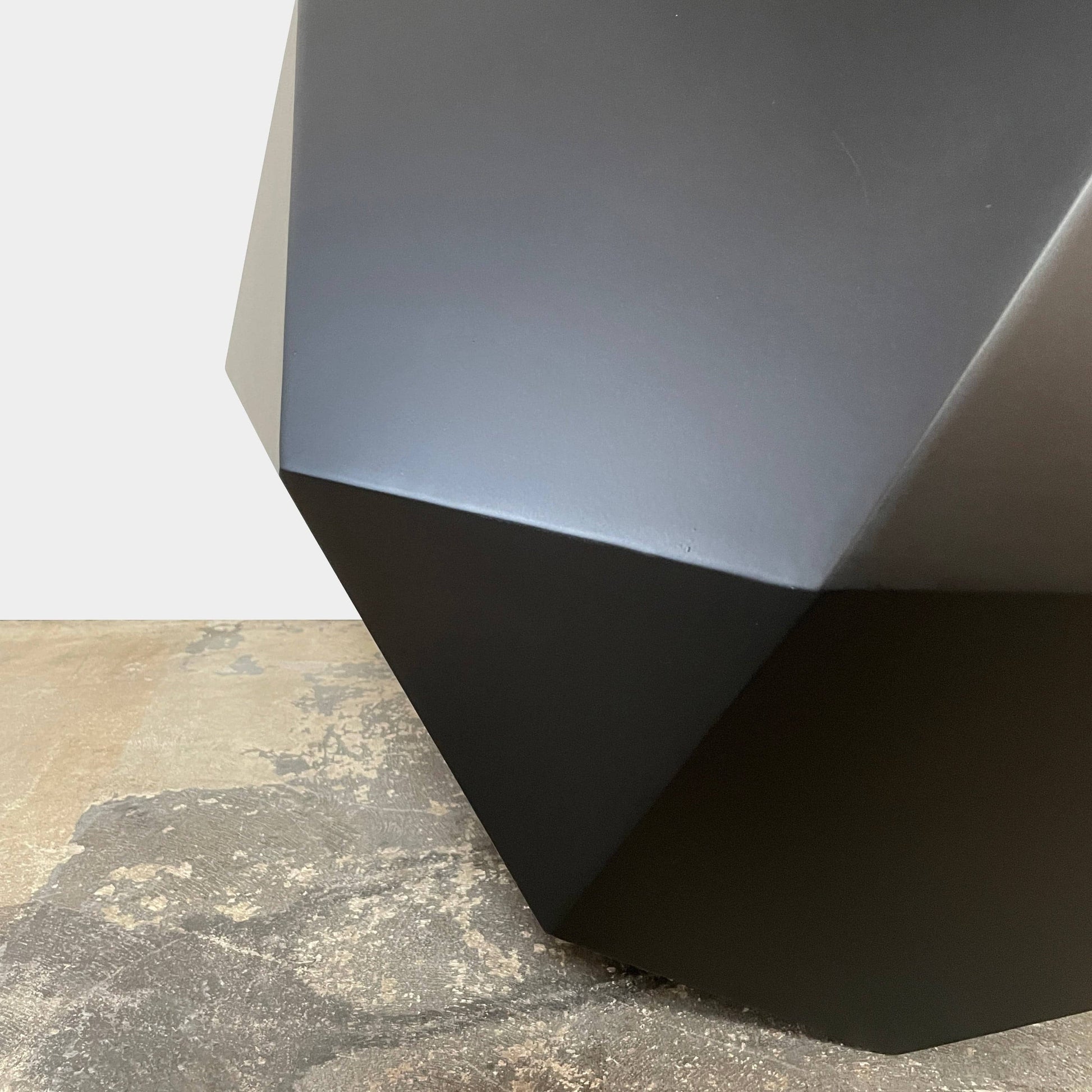 A Wyatt Studio geometric indoor planter on a white background.