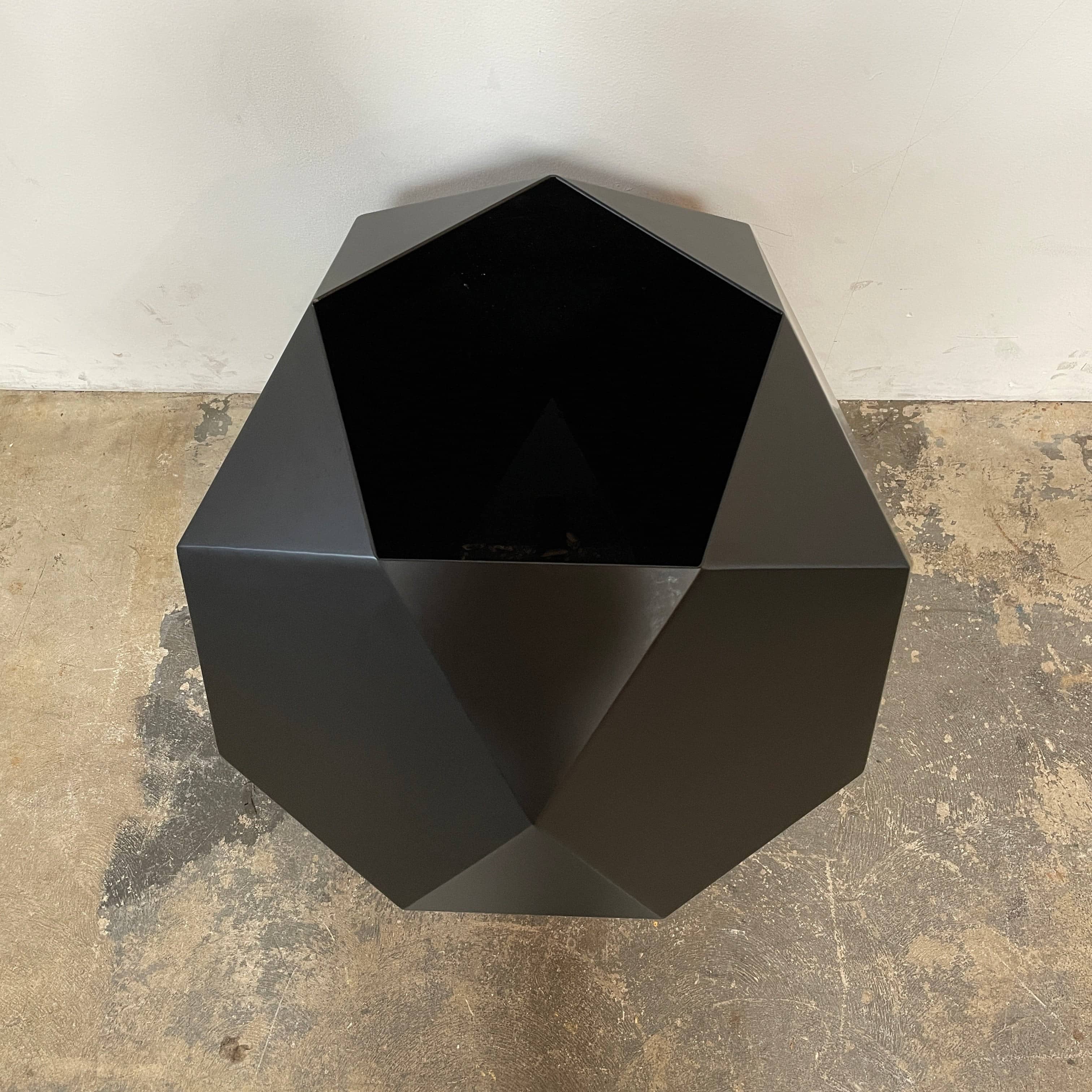 A Wyatt Studio geometric indoor planter on a white background.