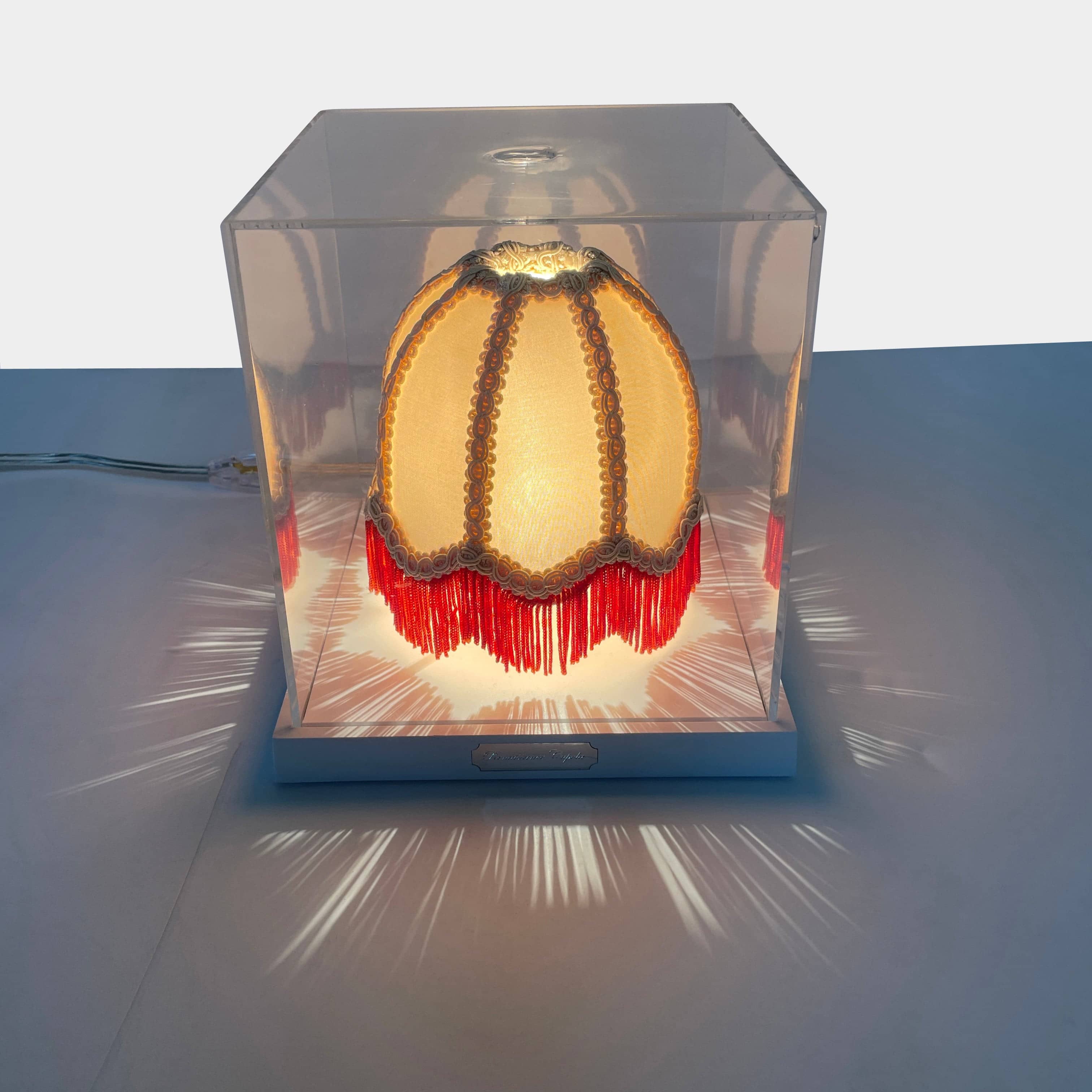 konsol lag Regan Flos 'Teca Mini Renaissance Cupola' Table Light by Patricia Urquiola –  Modern Resale