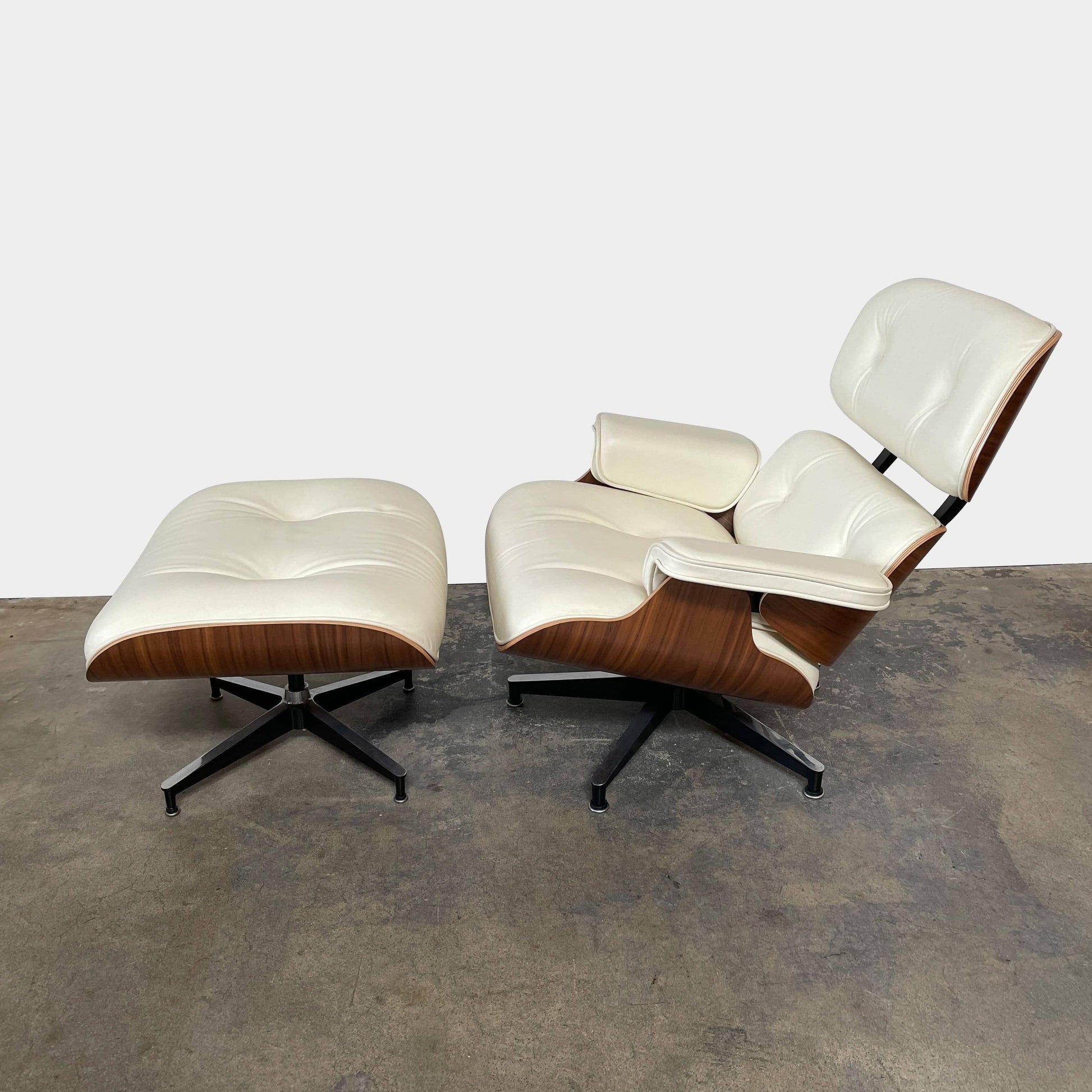Eames Lounge Chair and Ottoman, Chair & Ottoman - Modern Resale
