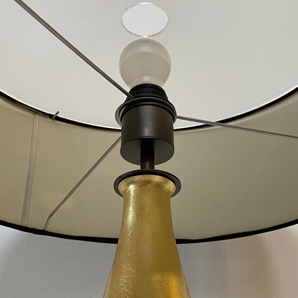 Gold Leaf Table Lamp, Table Lights - Modern Resale