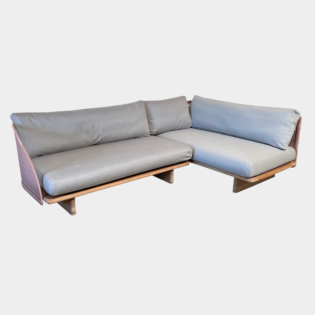 Mesh Outdoor Two Piece Sofa, Outdoor Sofas - Modern Resale
