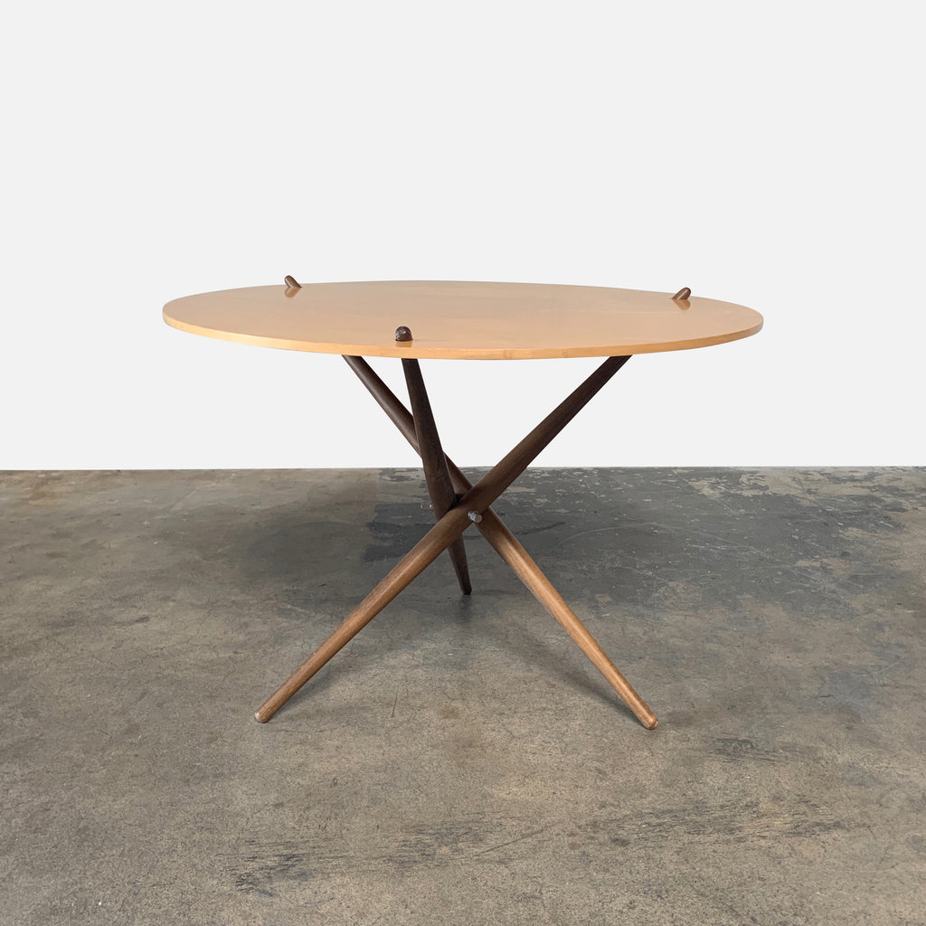 Folding Tripod Table, Side Table - Modern Resale