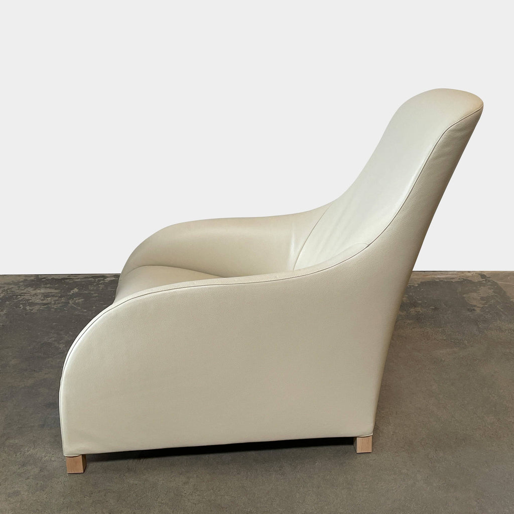Kalos Leather Lounge Chair, Lounge Chairs - Modern Resale