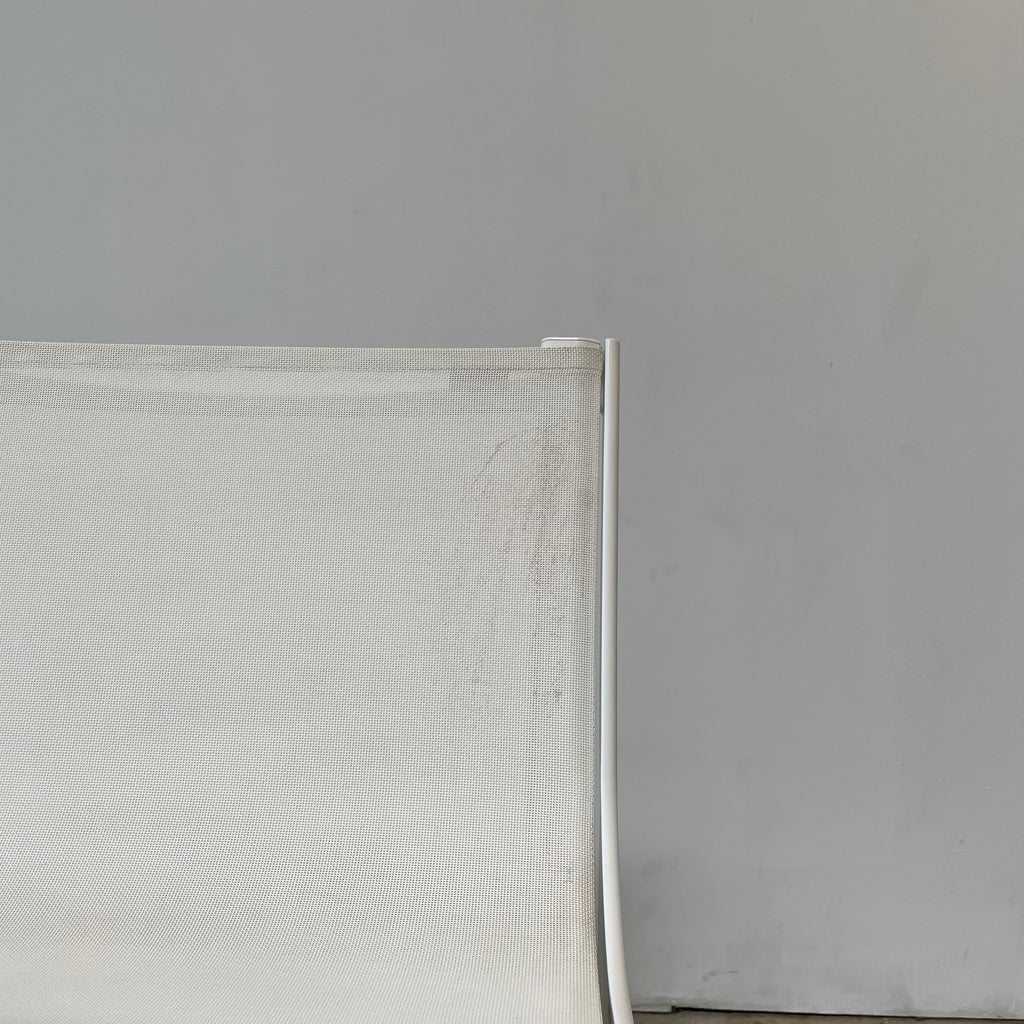 A Gandia Blasco Flat Textile Dining Chair Set on a white background.