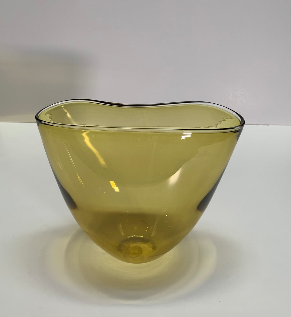 Citron Yellow Murano Vase, Accessories - Modern Resale