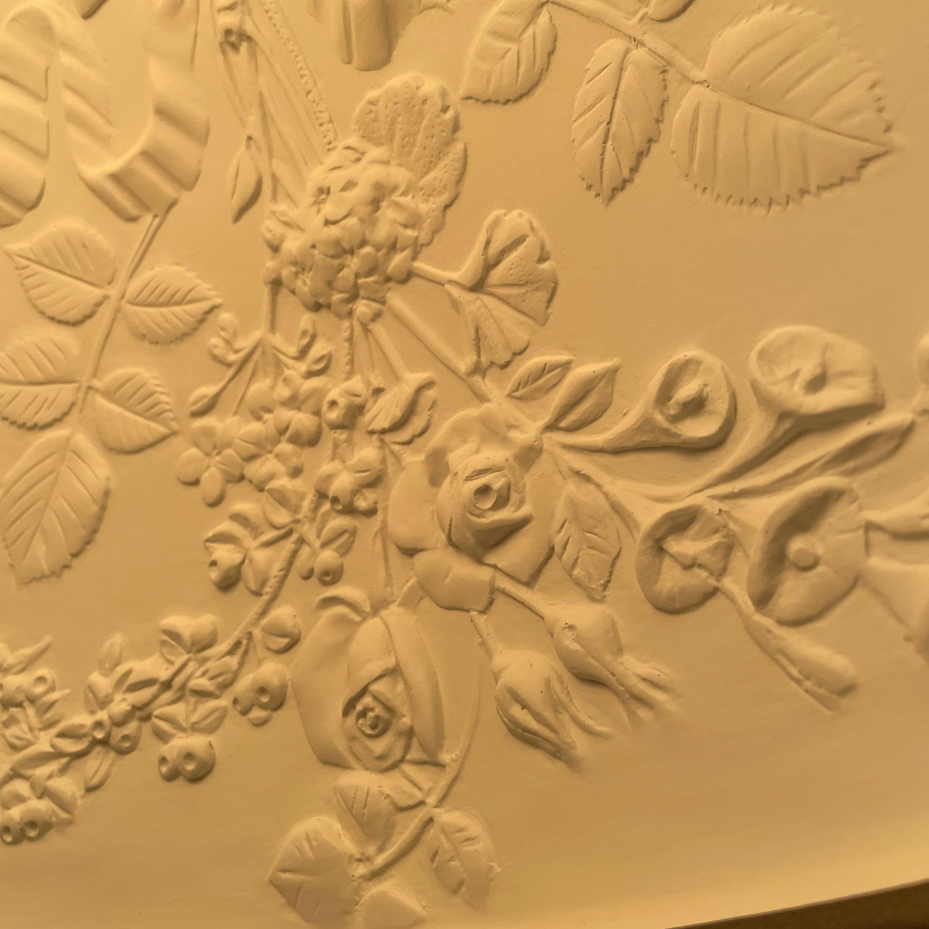 An ornate Flos Skygarden Suspension Light: Matte Rusty Brown pendant light with an interior shade.