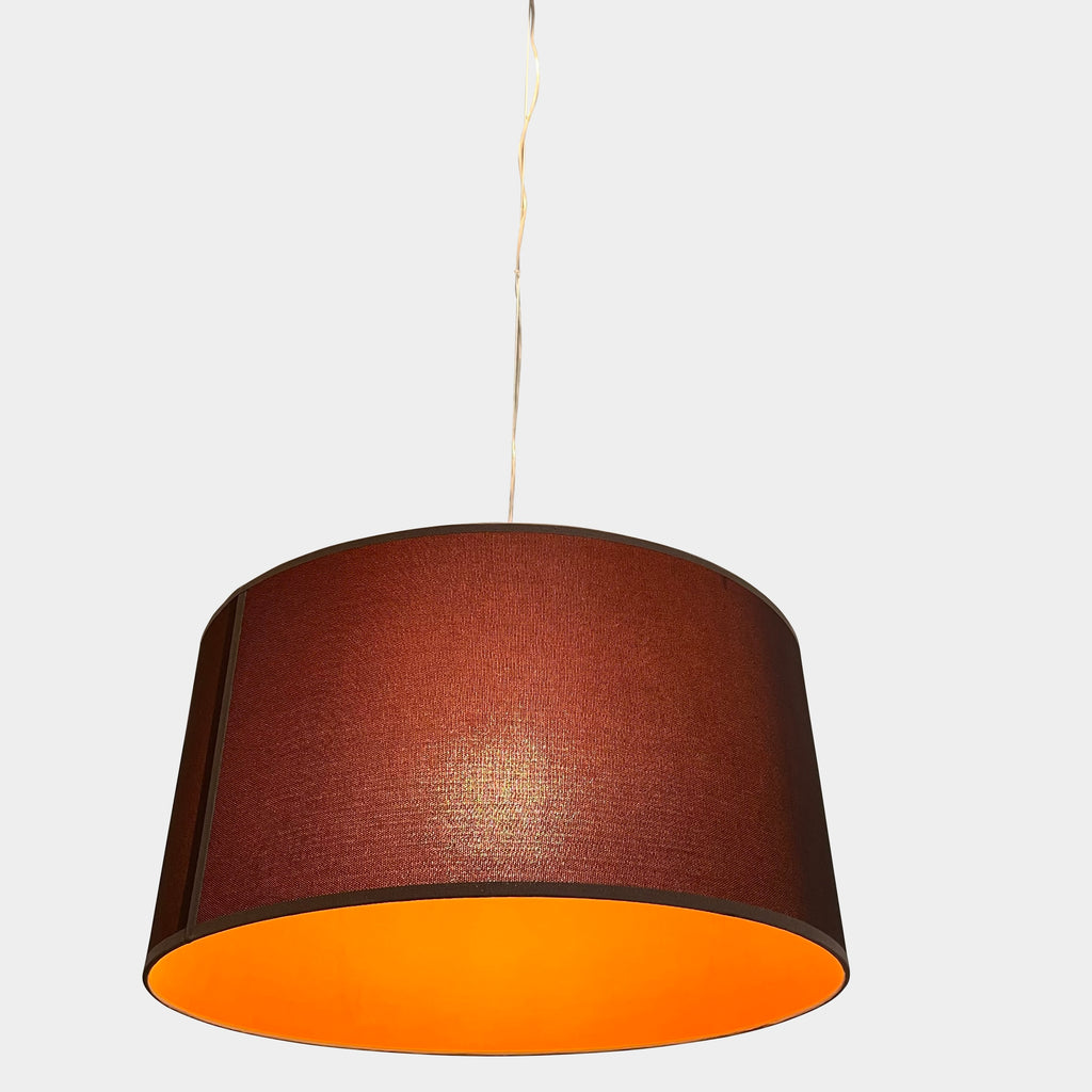 Penta Light with Orange Shade, Suspension Lights - Modern Resale