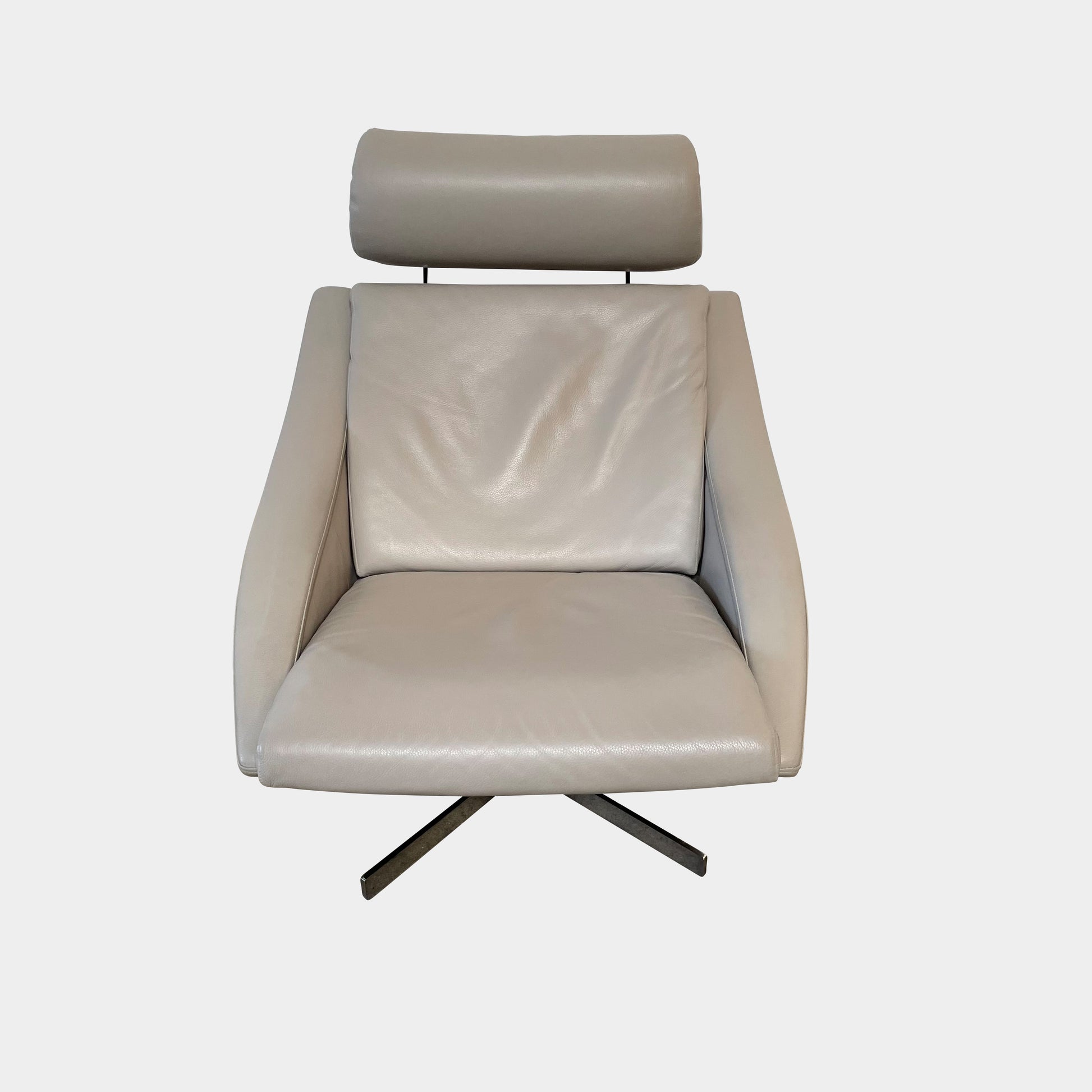 Bakea Swivel Chair with Ottoman, Chair & Ottoman - Modern Resale