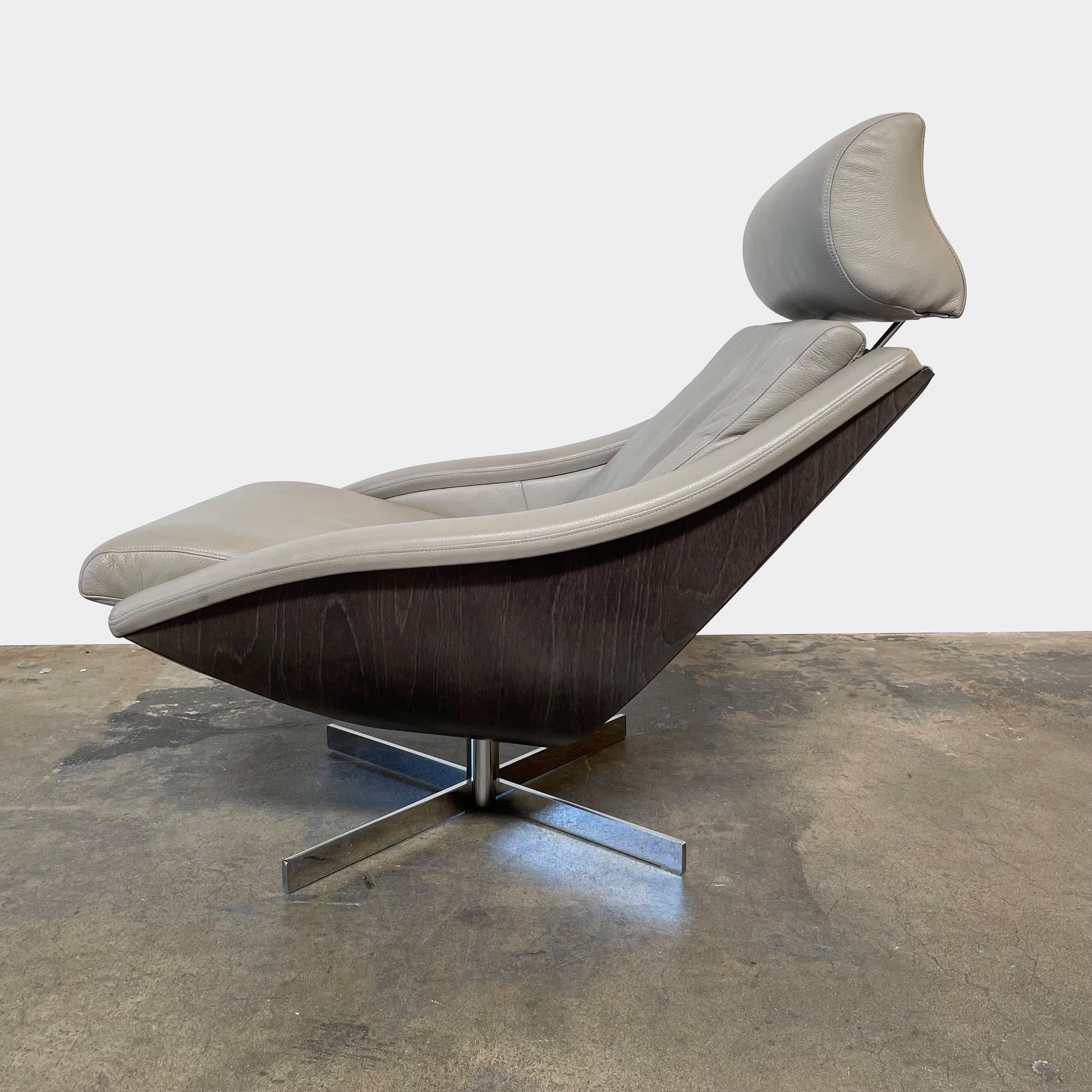 Bakea Swivel Chair with Ottoman, Chair & Ottoman - Modern Resale