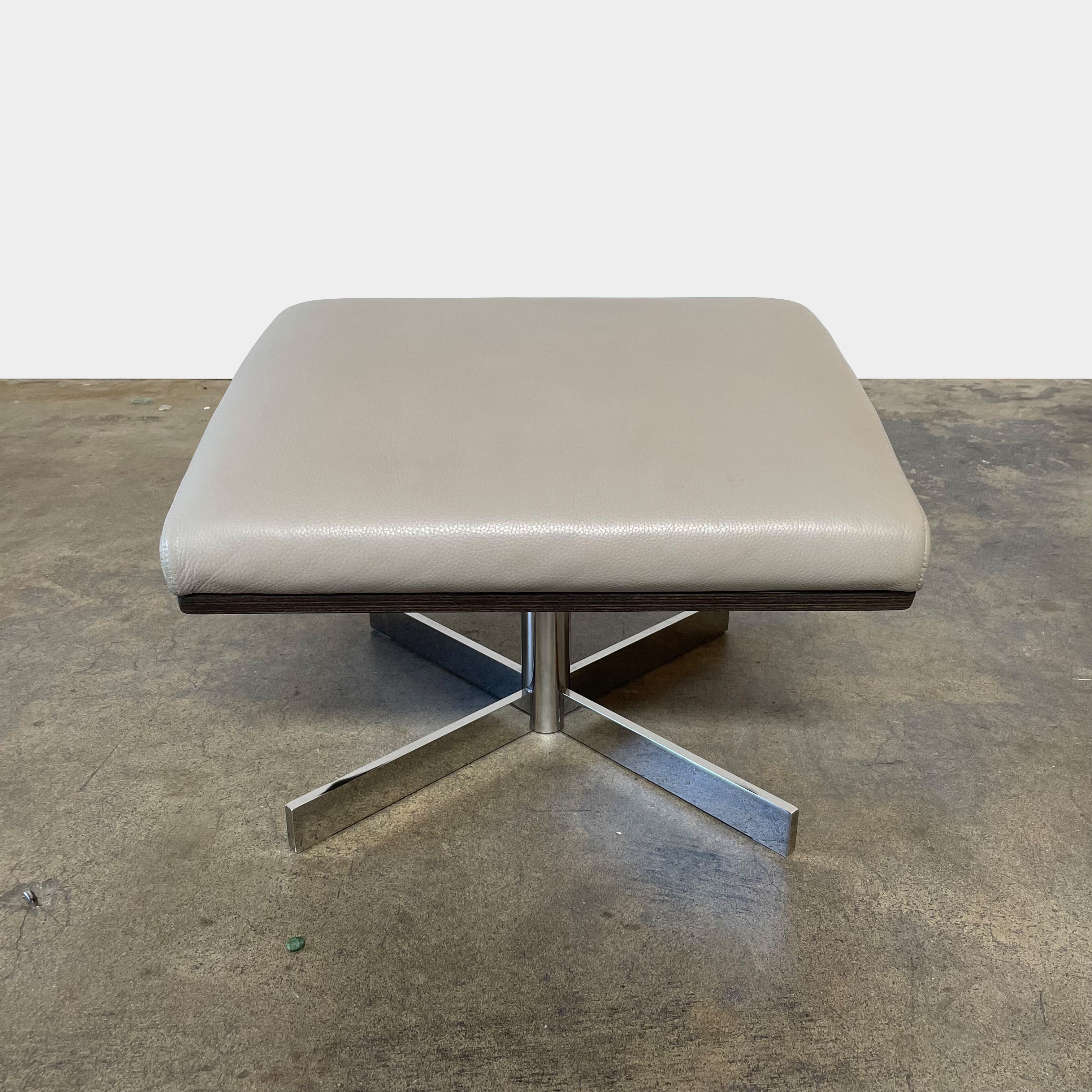 Bakea Swivel Chair with Ottoman, Chair & Ottoman - Modern Resale