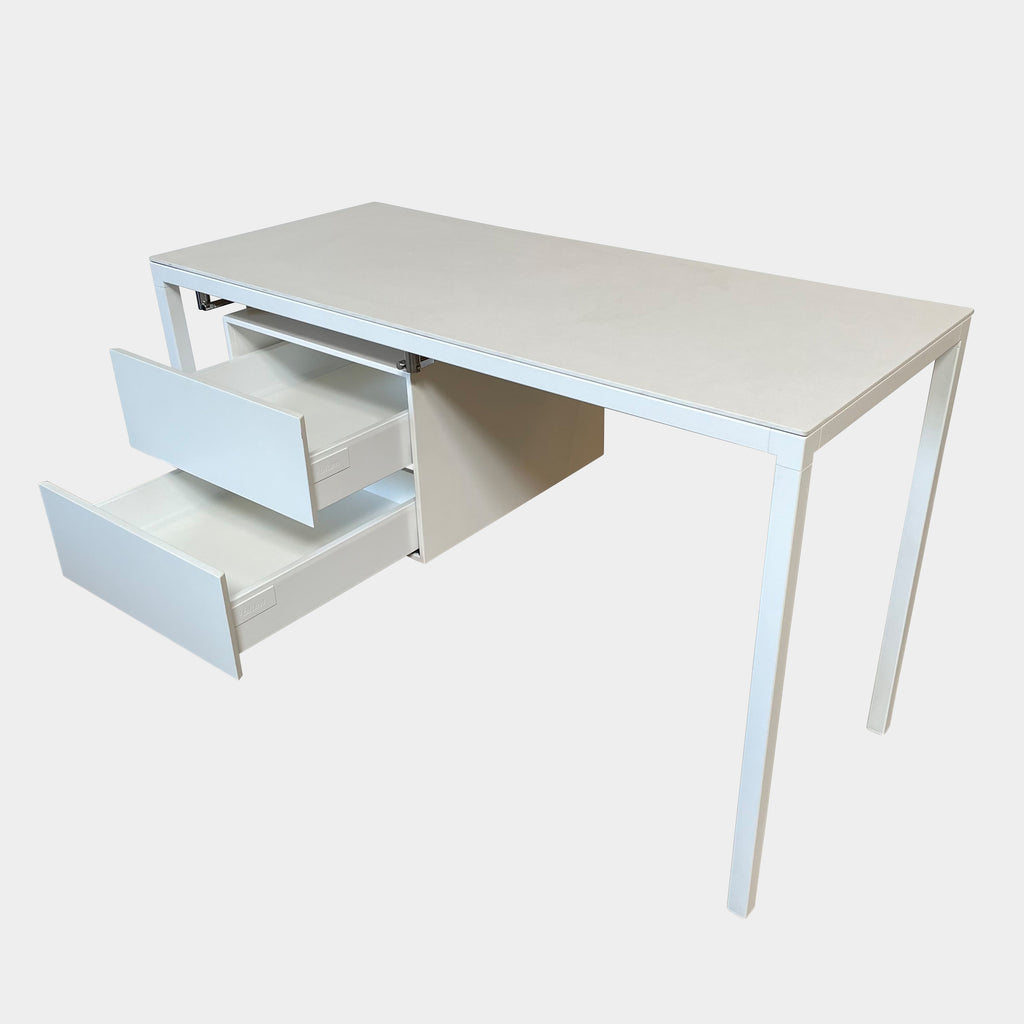 Helsinki White Desk (hold), Desks - Modern Resale