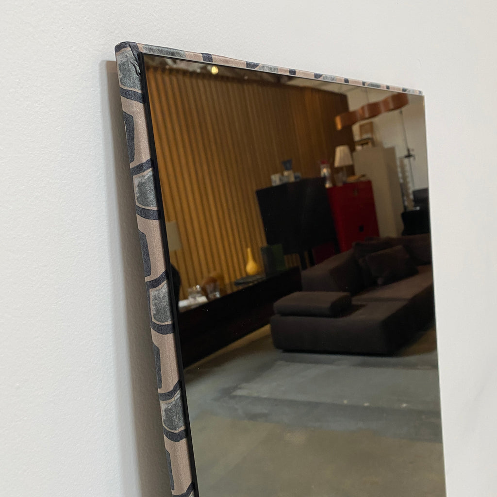 Standing Mirror with Fabric Back, Mirrors - Modern Resale