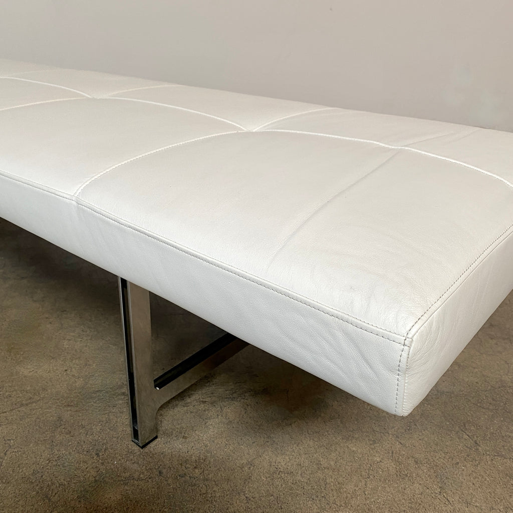 Foster 510 Leather Bench, Bench - Modern Resale