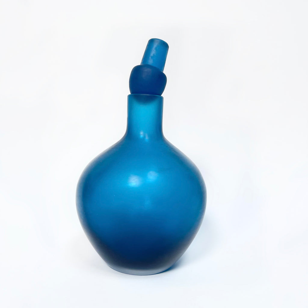 Bottiglie Incise Blue Iron, Decor - Modern Resale