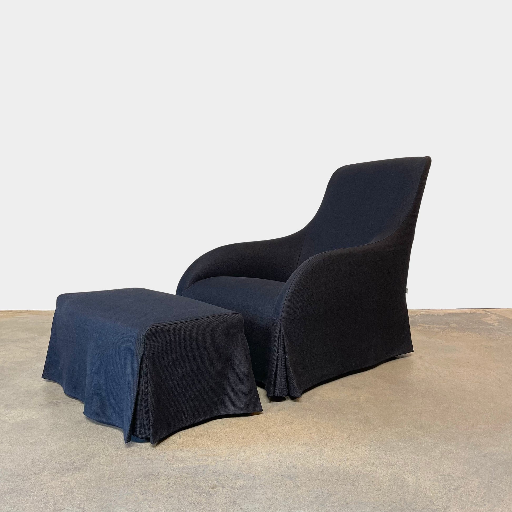 Kalos Chair and ottoman,  - Modern Resale