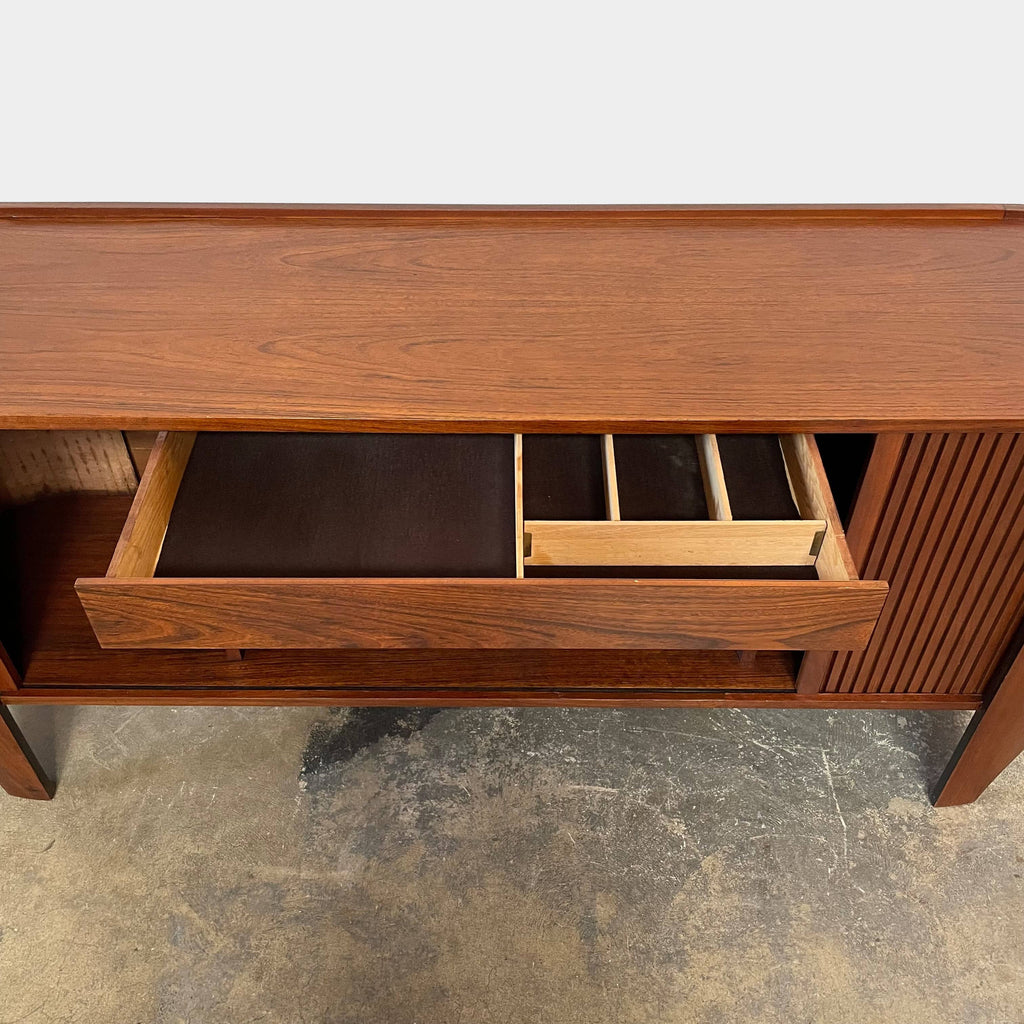 1970's Tambour Door Cabinet, Cabinets - Modern Resale