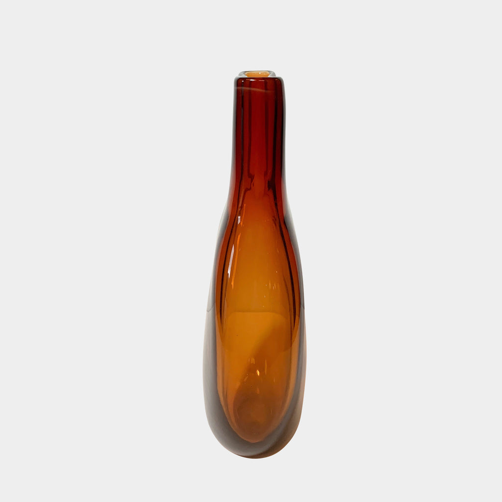 Amber Vase, Transparent, vase - Modern Resale