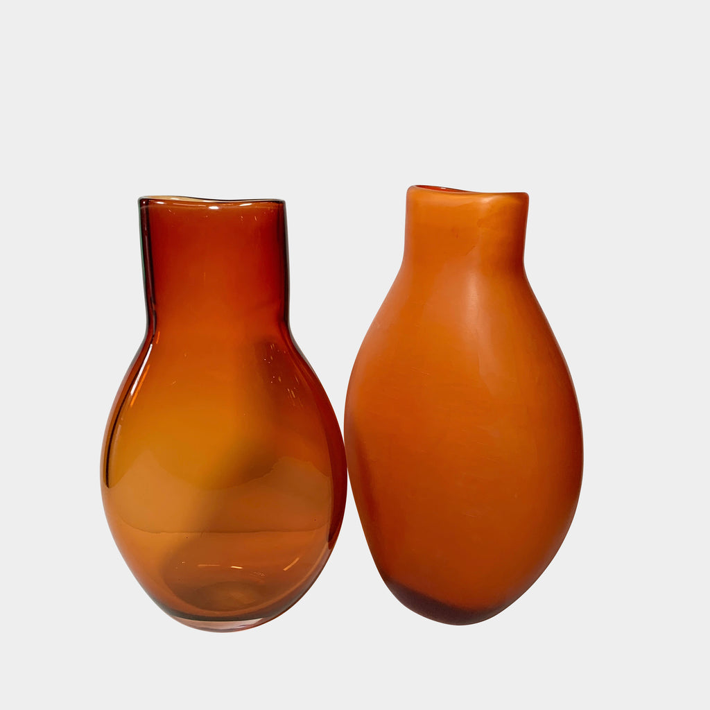 Amber vase, Matte, vase - Modern Resale