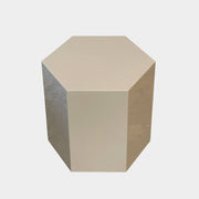 A Minotti Aeron side table on a white background.