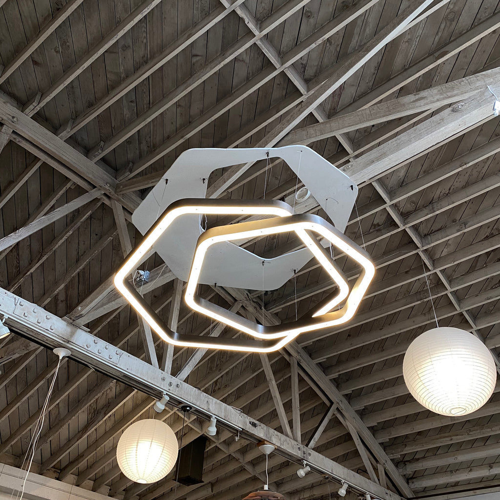 Light Ring Polygonal Suspension Light, Ceiling Light - Modern Resale
