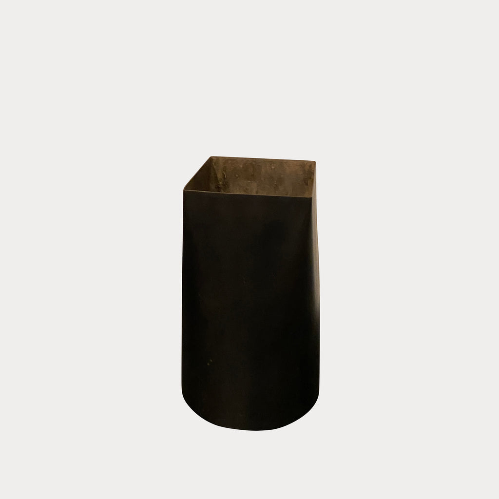 Brass Vase with Black finish, Accessories - Modern Resale