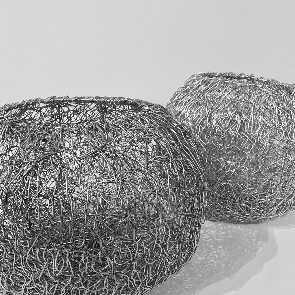 Vrac Coupe Ballon Wire Basket, Decor - Modern Resale