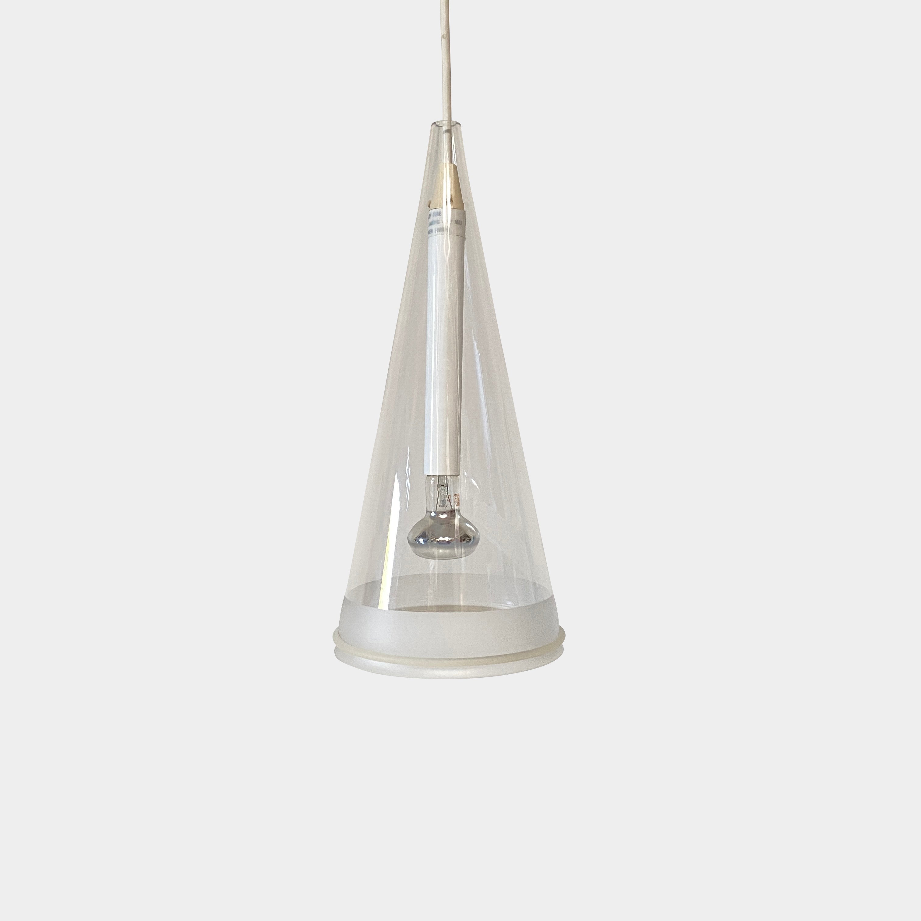 Overfrakke At adskille levering Flos Fucsia Glass Pendant Lamp by Achille Castiglioni – Modern Resale