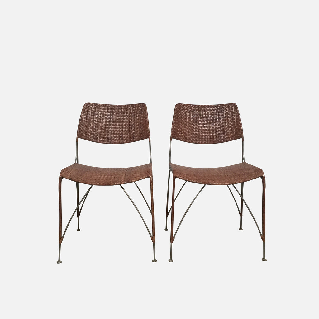 Rattan Dining Chairs (Set of 2), Dining Chair - Modern Resale