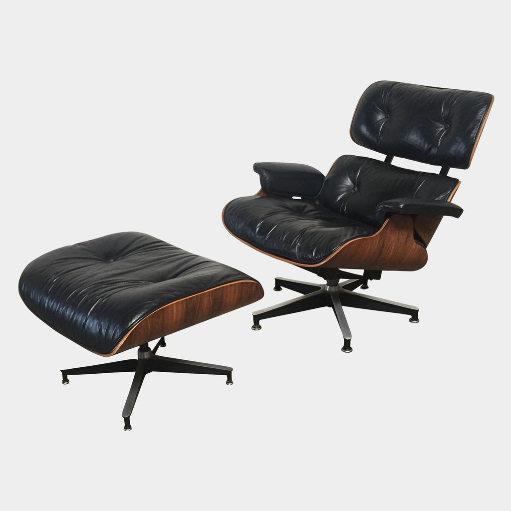 Eames 670 Lounge Chair & 671 Ottoman, Chair & Ottoman - Modern Resale