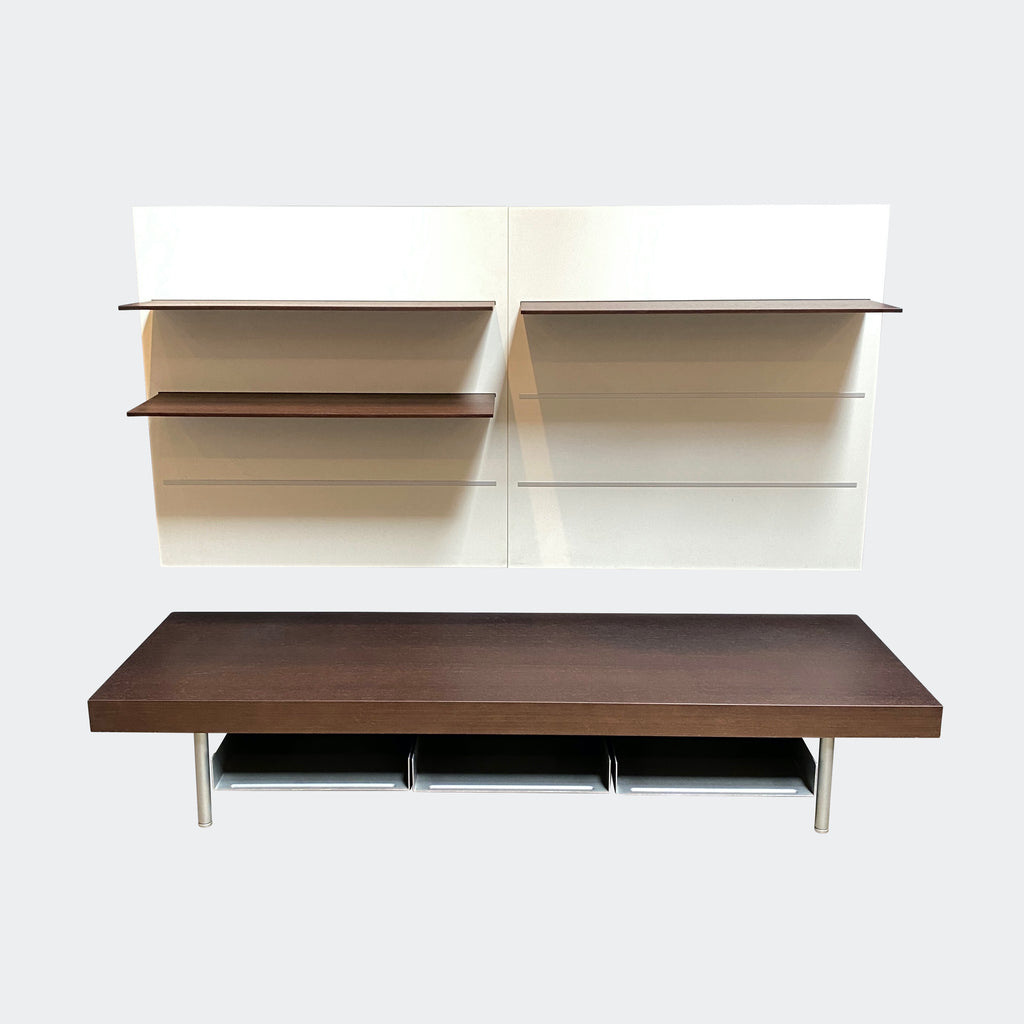Pass Shelving Unit With Media Console, Console, media storage - Modern Resale