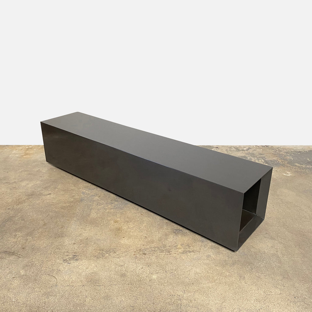 Gray Lacquer Bench, Bench - Modern Resale
