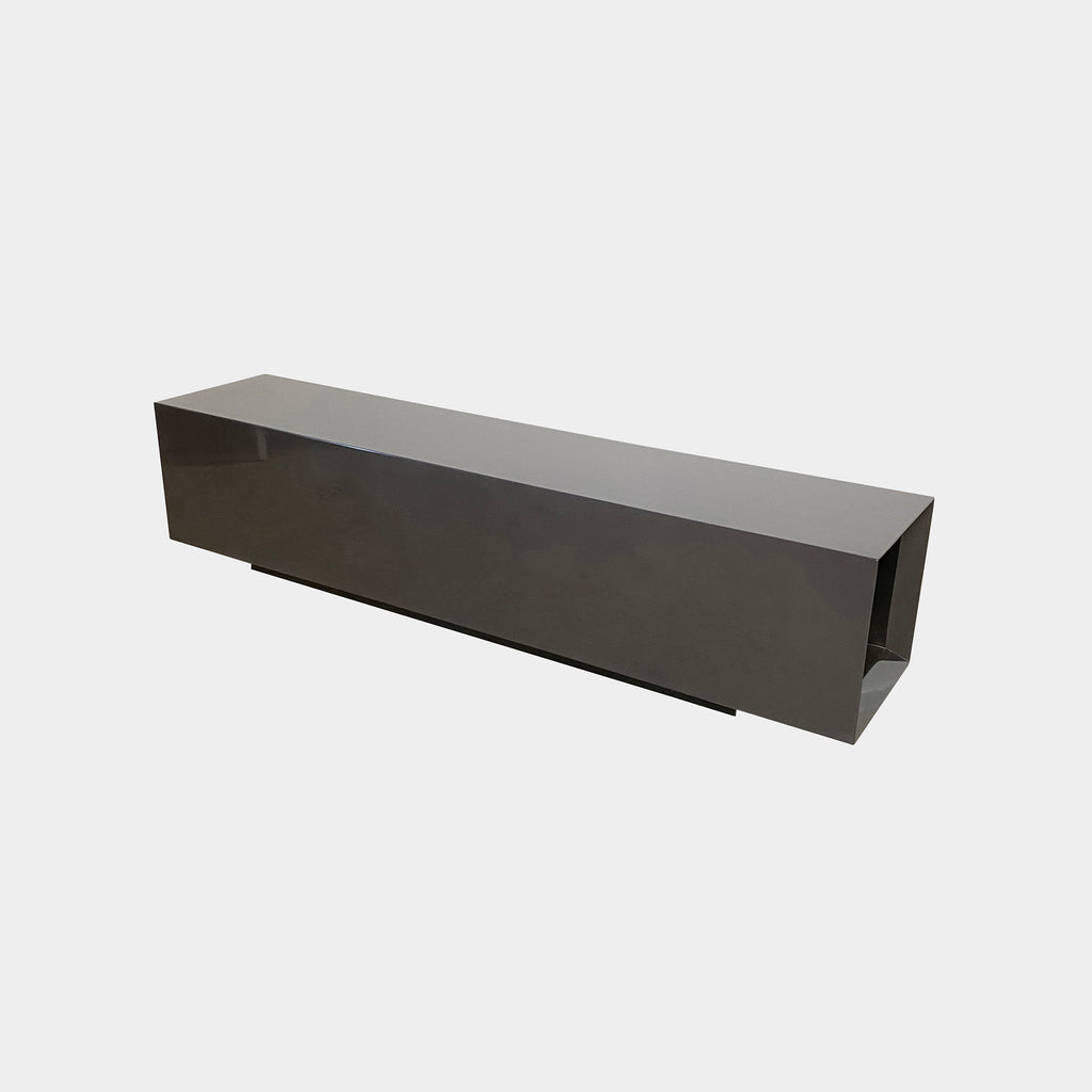 Gray Lacquer Bench, Bench - Modern Resale