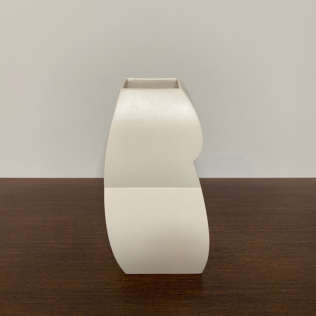 White Vase, vase - Modern Resale