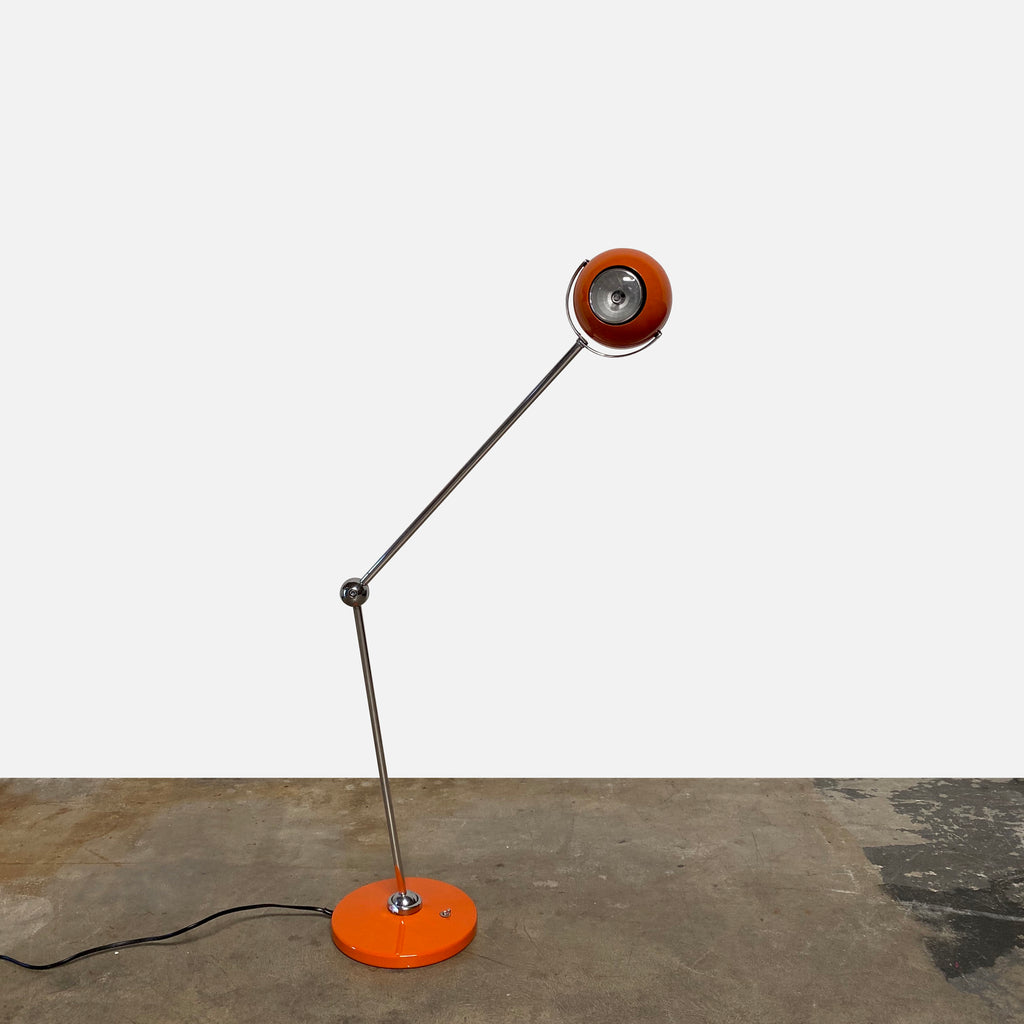 Orange Floor Lamp, Floor Lamp - Modern Resale