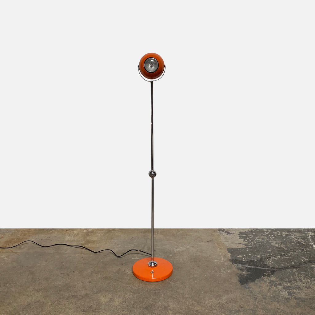 Orange Floor Lamp, Floor Lamp - Modern Resale