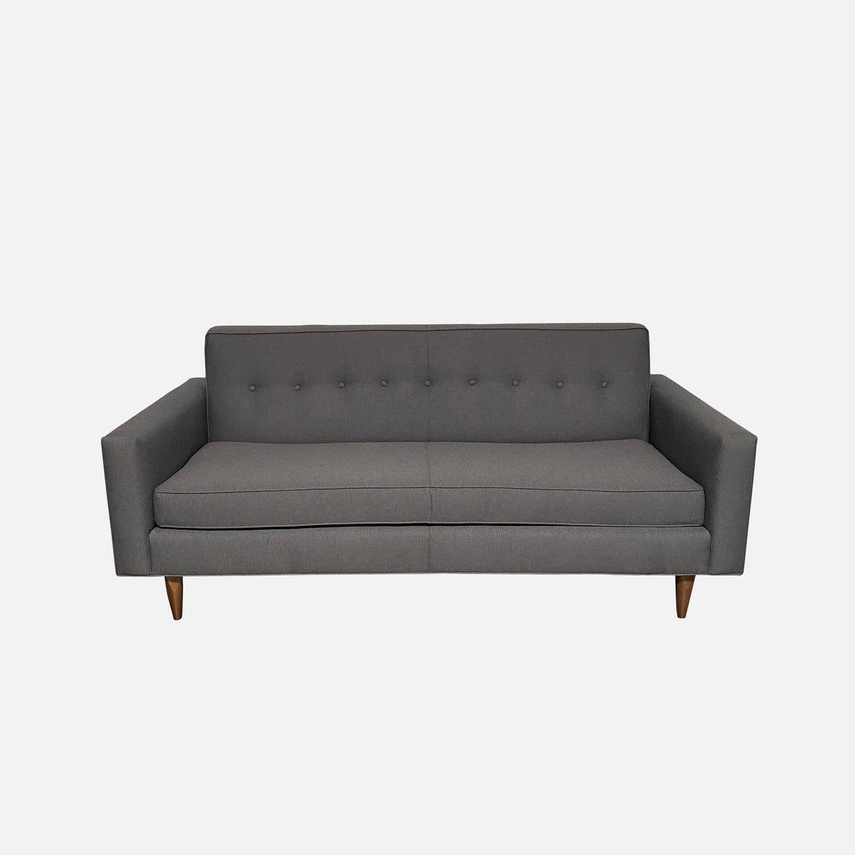 Design Within Reach Grey 3Seater Bantam Sofa Gray Fabric Modern Resale