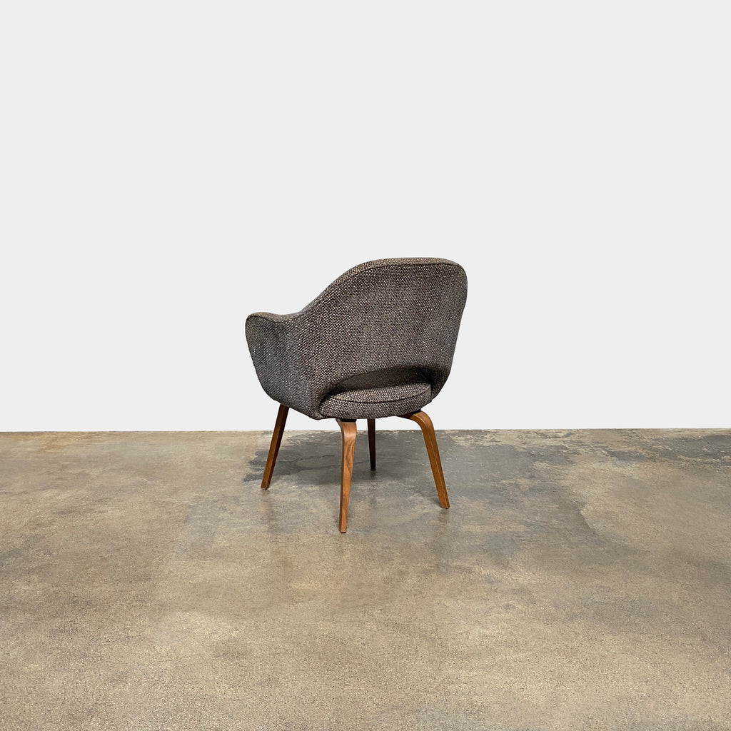 Saarinen Executive Armchairs With Wood Legs, Dining Chair - Modern Resale