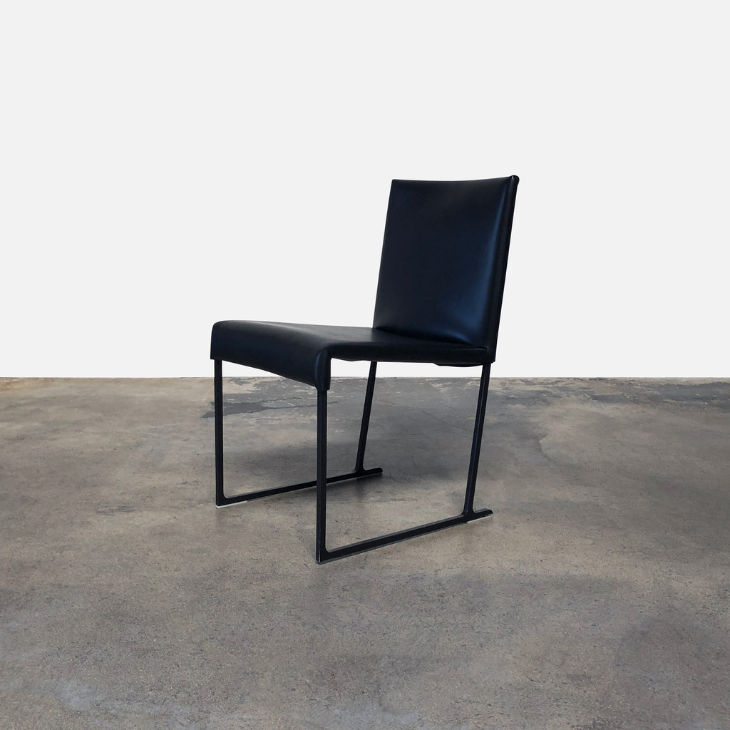 Solo Leather Dining Chair, Dining Chair - Modern Resale