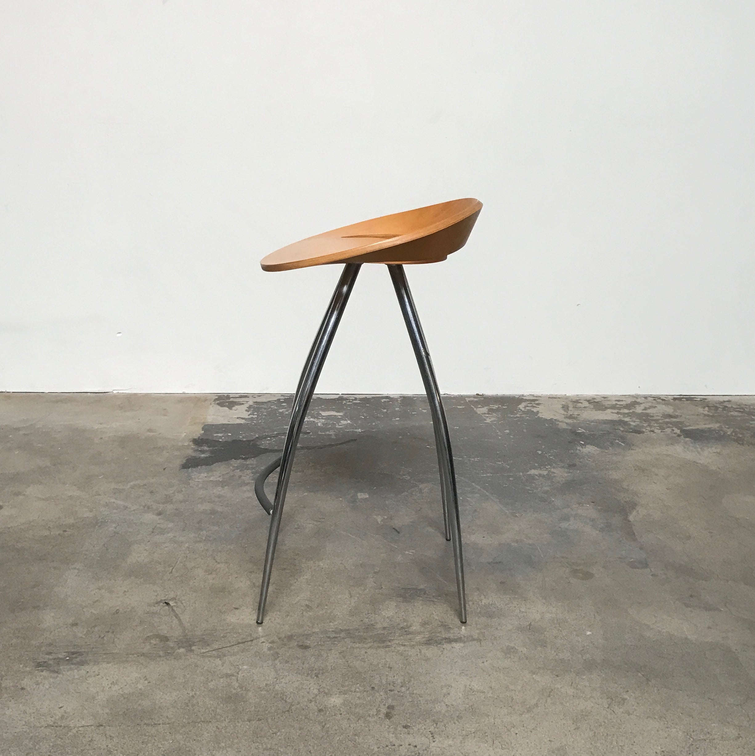 Magis Lyra Stool in Beech by Design Group LA Consignment Modern