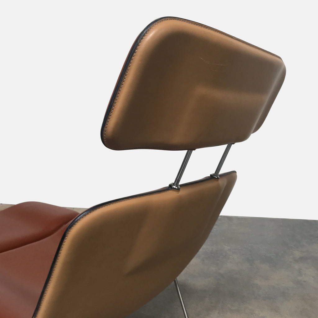 Spring Leather Lounge Chair, Lounge Chair - Modern Resale
