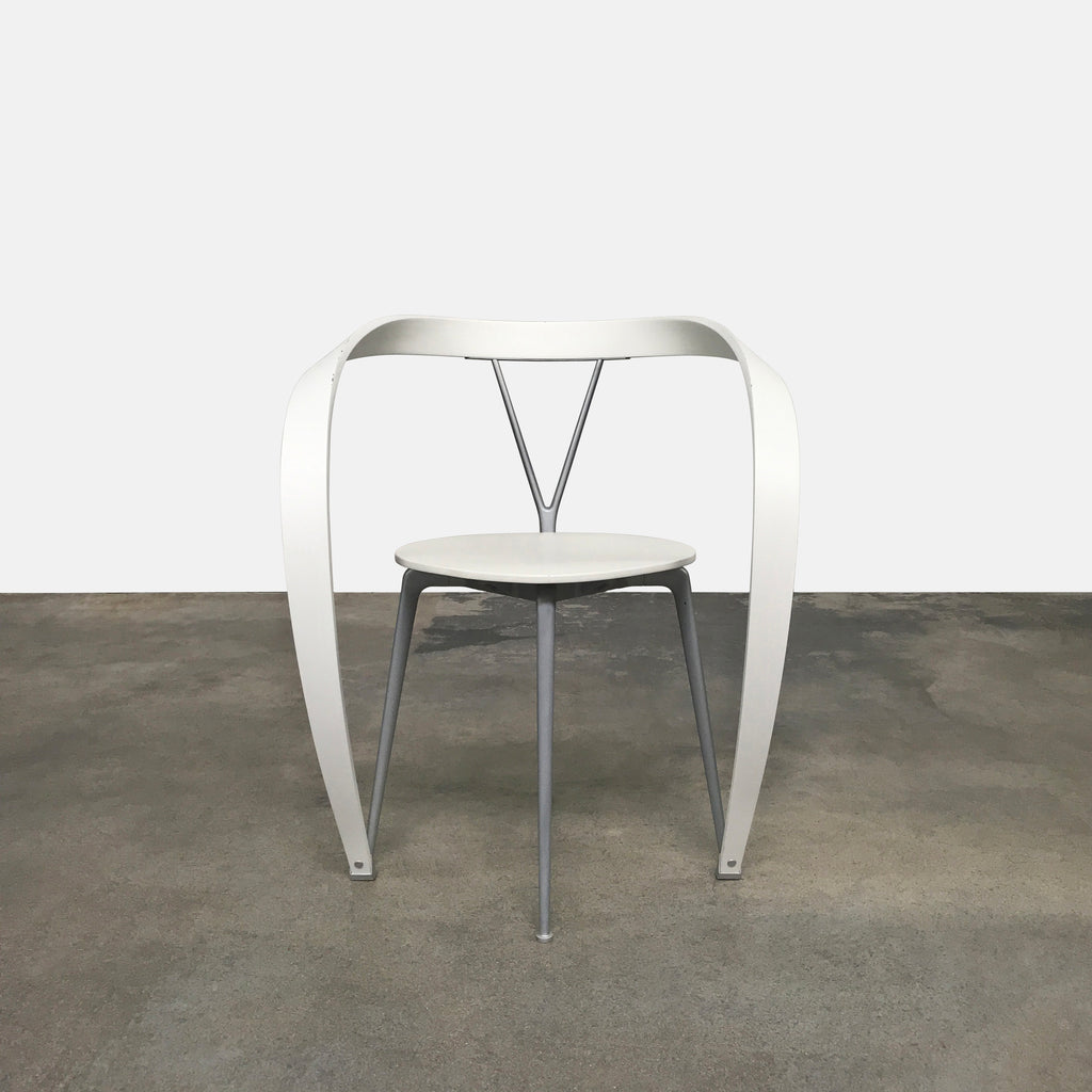 White Revers Chair, Dining Chairs - Modern Resale